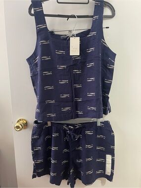 Target’s A New Day Navy Printed Tank & Shorts Set